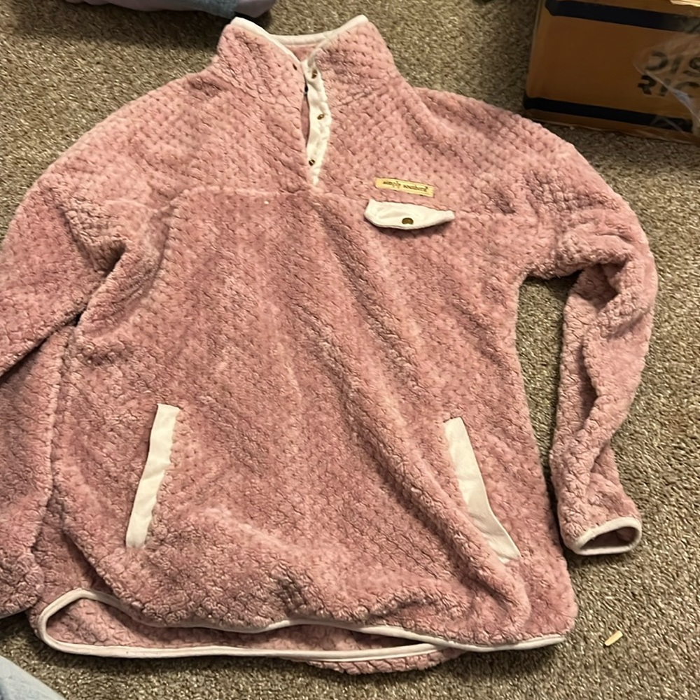A simply southern coat/hoodie super comfortable very soft pink